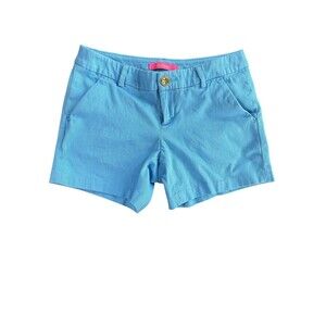 Lilly Pulitzer 5"‎ Callahan Stretch Short In Zanzibar Blue Size 0 Summer